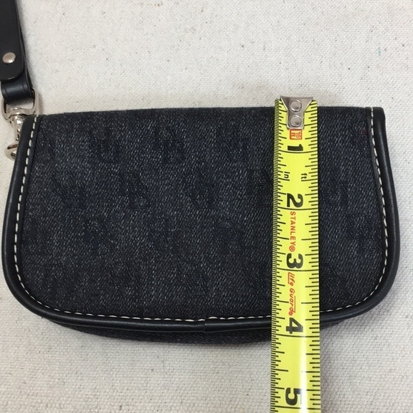 Dooney & Bourke Leather Trim Wristlet - Picture 3 of 8